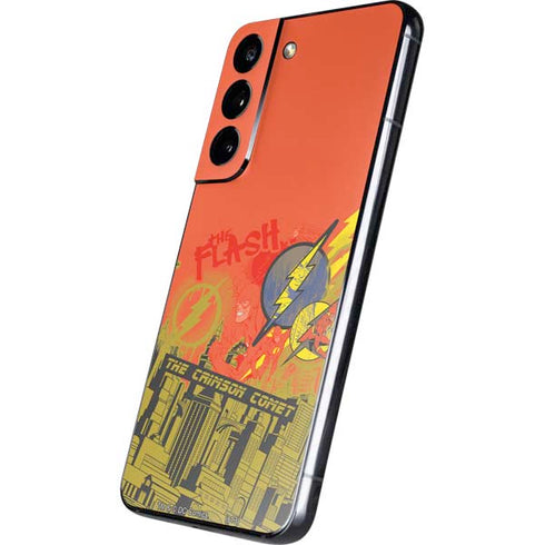 DC Comics The Flash City Collage Art Galaxy S22 Skin
